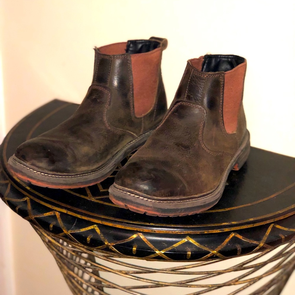 Timberland Men Grantly Chelsea 10.5 Dusted Brown Leather